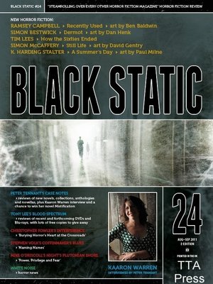 cover image of Black Static #24 Horror Magazine